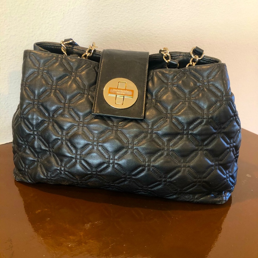 Kate Spade Black and Gold Purse